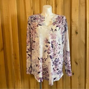 Women’s Plus Size Long Sleeve Shirt Size 2X